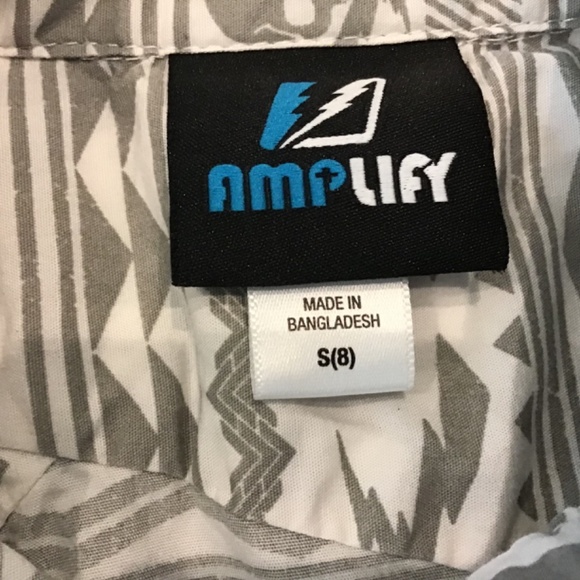 Boys Amplify Button Down Shirt - Picture 3 of 5